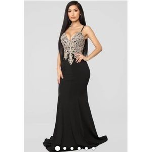 Fashion Nova Evening in Paris Gown